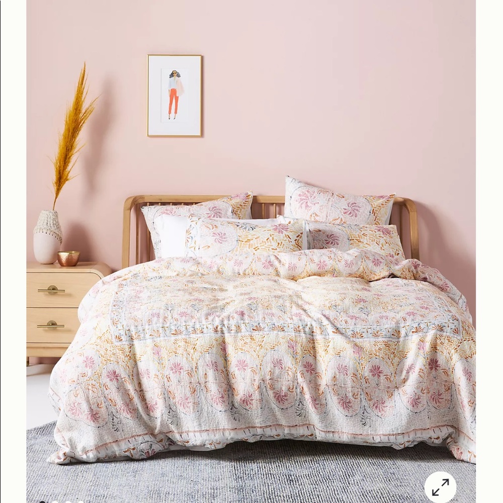 Anthropologie duvet and shams